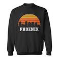 Vintage Phoenix Arizona Cityscape Retro Graphic Sweatshirt