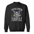 Vintage Proud Dad Us NavyUnited States Navy Sweatshirt