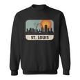 Vintage St Louis Missouri Downtown Skyline Retro 70S Sweatshirt
