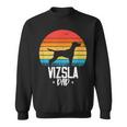 Vizsla Hund Papa Papa Für Eltern Sweatshirt