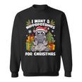 I Want A Hippopotamus For Christmas Hippo Christmas Sweatshirt