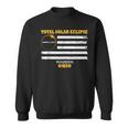 Warren Ohio Solar Eclipse 2024 Us Flag Sweatshirt