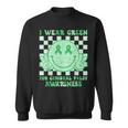 I Wear Green For Cerebral Palsy Awareness Green Ribbon Sweatshirt