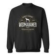 Weimaraner For Dog Lovers Vintage Weimaraner Sweatshirt