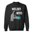 Welding Nerd Welder Helmet Weld Metal Workers Slworkers Sweatshirt