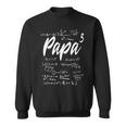 Werdenderater Dreifacher Papa Hoch 3 Mathe Physik Lehrer Sweatshirt