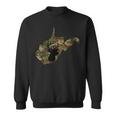 West Virginia Deer Hunter Camo Camouflage Sweatshirt
