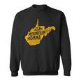 West Virginia Map 304 Home Vintage Sweatshirt