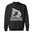 Wounded Knee Native American Lakota Tribe Chief Vintage Sweatshirt
