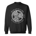 Yeats Poet Irish Poem Celtic Knot Spiral Sweatshirt