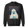 Yeti Monster Bigfoot Sasquatch Snow-Beast Ugly Christmas Fun Sweatshirt