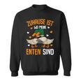 Zuhause Ist Wo Meine Enten Sind Ente Sind Du Sweatshirt