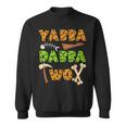 «Yabba Dabba Two» Caveman Ancient Times 2Nd Birthday Party Sweatshirt