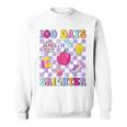 100 Days Brighter Retro Disco 100Th Day Of School Teacher Sweatshirt