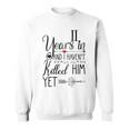 11Th Wedding Anniversary For Her 11 Years Of Marriage Sweatshirt