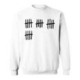 20Th Birthday Outfit 20 Years Old Tally Marks Anniversary Sweatshirt