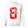 8 Year Old 8Th Basketball Birthday Partytheme Boys Girls Sweatshirt