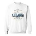 Albania Retro Styleintage Albania Sweatshirt