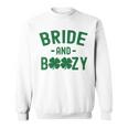 Bride And Boozy Irish St Patrick's Day Shamrocks Sweatshirt