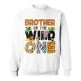 Brother Of The Birthday Wild One Safari Boy Family Matching Sweatshirt