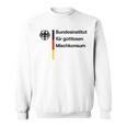 Bundesinstitut Für Gottlosen Mischkonsum Gottloser Ironie Sweatshirt