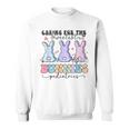 Caring For The Sweetest Bunnies Pediatric Easter Nurse Sweatshirt