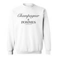 Champagner & Pommes X Livelife Liebe Champagne Frites Love Sweatshirt