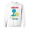 Children's Endlich Großer Bruder 2023 Announce Dino 80 Sweatshirt