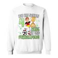 Children's Football Boy 4Th Birthday Ich Bin Schon 4 Jahre 80 Sweatshirt