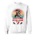 Children's Ninja 7Th Birthday For Boys Achtung Ich Bin 7 Jahre Sweatshirt