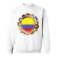 Colombian Flag Hispanic Heritage Month Colombia Kid Boy Girl Sweatshirt