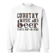 Country Music And Beer That's Why I'm Here Western Country Sweatshirt