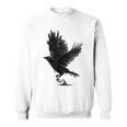 Cuervo Pájaro Cuervo Tatuaje Camisa de entrenamiento