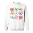 Cute Heart Valentines Day Love Special Education Teacher Sweatshirt