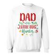 Dad Of The Little Bug Hunter Family Ladybug Birthday Sweatshirt