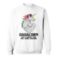 Dadacorn Muscle Dad Unicorn Fathers Day Sweatshirt