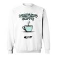 Damen Lustiger Wochenend-Kaffee Und Golf Golf-Besessen Für Papa Mit-Ausschnitt Sweatshirt