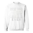 Der Beste Papa Aller Zeiten Imintage-Stil Mit Us-Amerikanischer Flagge Zumatertag Raglan Sweatshirt