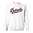 Detroit City Baseball Vintage Varsity Arched Text Detroit Sweatshirt Detroit City Baseball Vintage Varsity Arched Text Detroit Sweatshirt