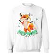 Discofox Disco Fox X Lustiger Fuchs Sonnebrille Tanzen Tanz Sweatshirt