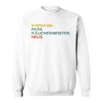 Ehemann Papa Räuchermeister Held Retro Grillmeisterintage Raglan Sweatshirt