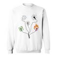 Ekg Leads Cheat Sheet Nursing Ecg Icu Emergency Sweatshirt