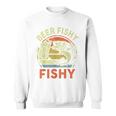 Fishing Beer Fishy Bass Fish Fisherman Dad Hooker Sweatshirt