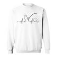 Fishing Daddy Fisherman Heartbeat Buddy Sweatshirt