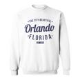 Florida Vintage Minimalist Retro Souvenir Fl Orlando Sweatshirt