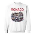 Formula Monaco City Monte Carlo Circuit Racetrack Travel Sweatshirt