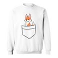 Fox In The Pocket Cute Baby Pocket Fox Sweatshirt