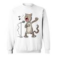 Cat Singing Karaoke Sweatshirt