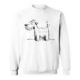 Dog Motif For Schnauzer Or Terrier Lovers Sweatshirt