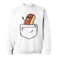 Hotdog In A Pocket Meme Grill Cookout Barbecue Joke Sweatshirt